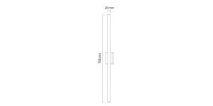 Goya 12w 3000K Gün Işığı Tablo Aplik 75 cm GY 4207