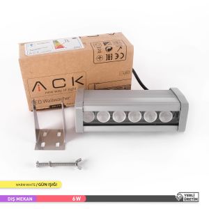 ACK 3000K 6W Led WallWasher AT20-00603
