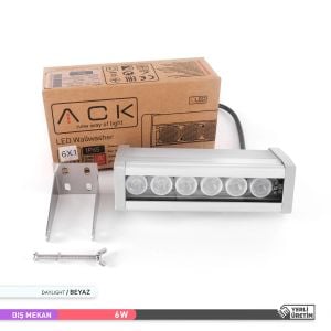 ACK 6500K 6W Led WallWasher AT20-00633