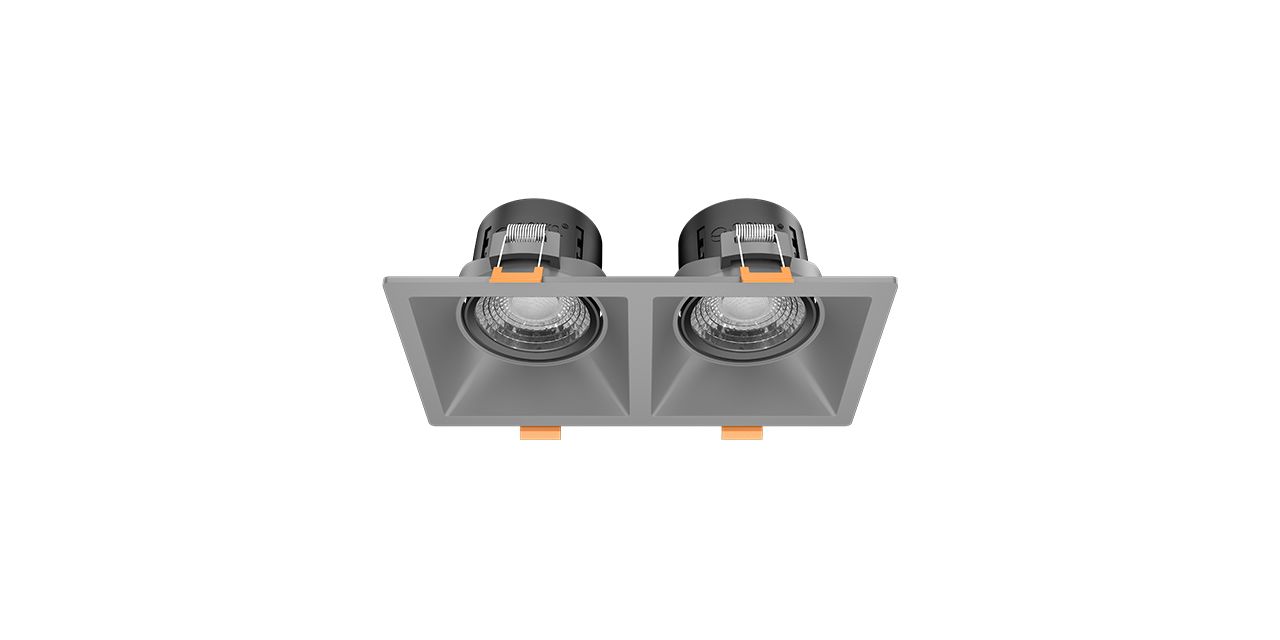 Goya 2x8W Triac Dim Sıva Altı Cob Led Armatür  GY 1737-8 Titanyum - 2700K Gün Işığı