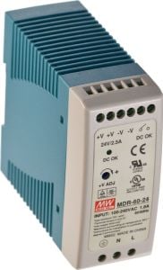 MEANWELL- MDR-60-24 	24Vdc 2.50Amp DIN Rail