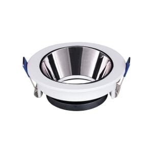 ACK AH03-08230 Beyaz Yuvarlak Sıva Altı Led Spot Kasası