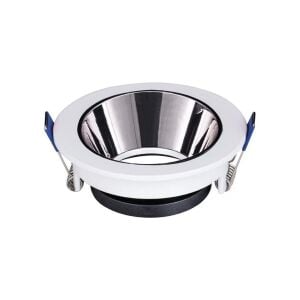 ACK AH03-08230 Beyaz Yuvarlak Sıva Altı Led Spot Kasası