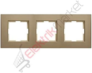 Viko Artline Novella Çerçeve Bronz - 3lü