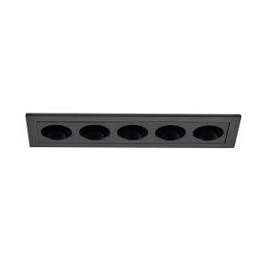 Jupiter Siyah 12 Watt 5 'li Led Spot LS475 S