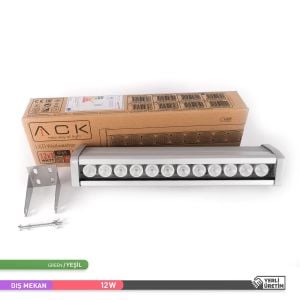 ACK 12W Led WallWasher Yeşil Işık AT20-01253