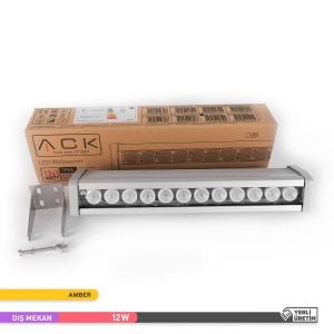 ACK 12W Led WallWasher Amber Işık AT20-01283