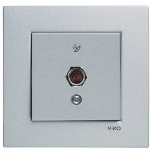 Viko Artline Trenda Uydu Prizi F Konnektörlü Sonlu (Çerçeve Hariç) Bronz