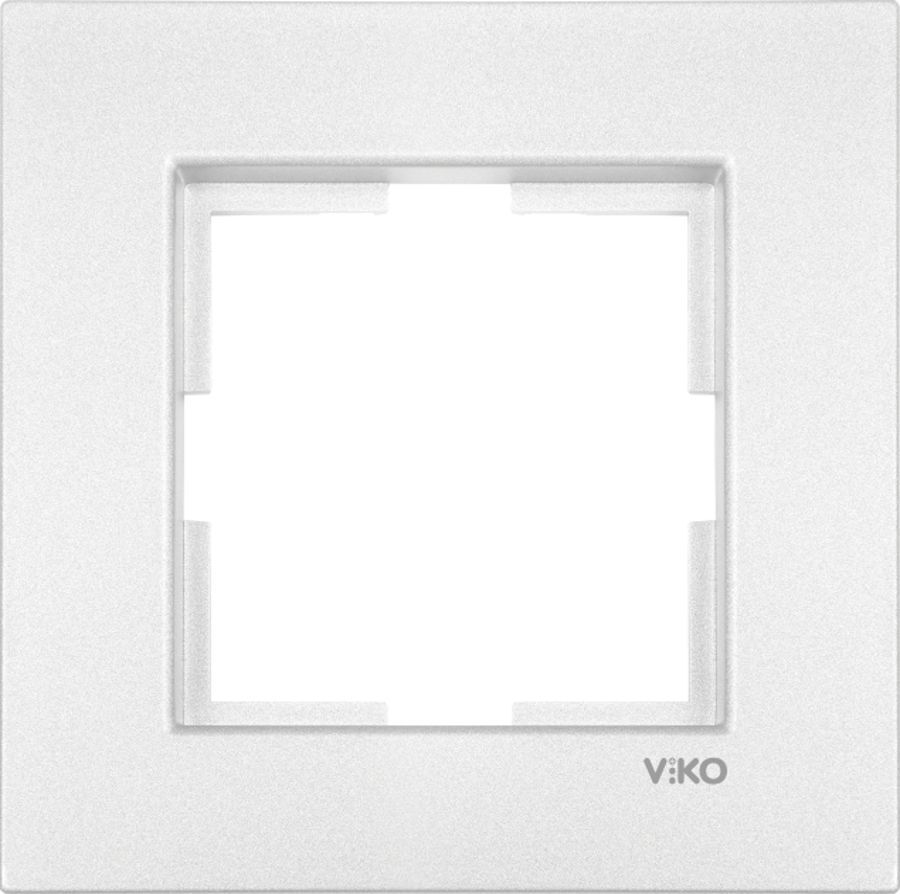 Viko Artline Novella Çerçeve Metalik Beyaz - 1li