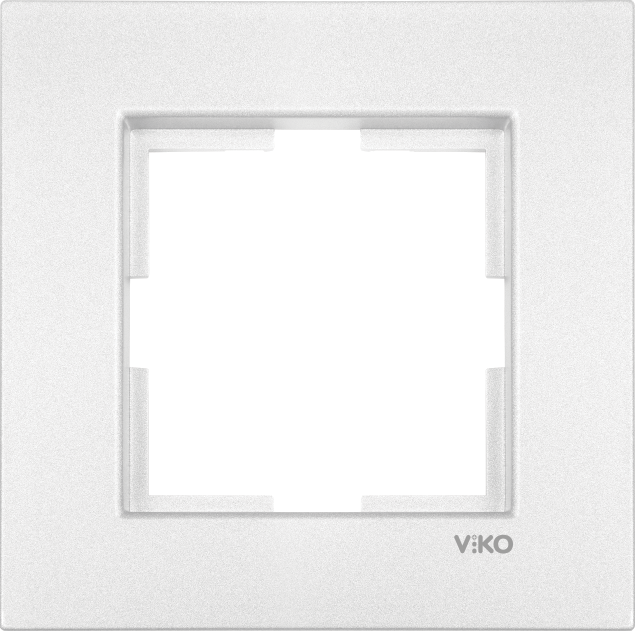 Viko Artline Novella Çerçeve Metalik Beyaz - 1li