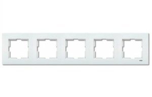 Viko Artline Novella Çerçeve Metalik Beyaz - 5li