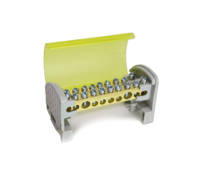 Mutlusan 125A. 2 Kutuplu Dağıtım Ünitesi (7x12 mm) 014 102 212510