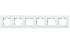 Viko Artline Novella Çerçeve Metalik Beyaz - 6lı