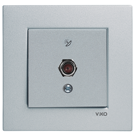 Viko Artline Trenda Uydu Prizi F Konnektörlü Sonlu (Çerçeve Hariç) Saten