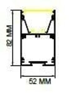 Darklight 52 80W 920x920 mm Kare Linear Düz Difüzör DL5282 9292 4000K Naturel Beyaz