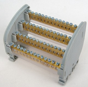 Mutlusan 125A. 4 Kutuplu Dağıtım Ünitesi (7x12 mm) 014 102 412520