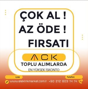 ACK 6W Sıva Altı Led Panel 3000K Gün Işığı  AP01-00600