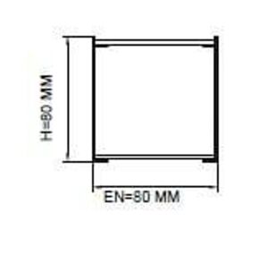 Darklight 80 36W 40mm Çap Simit Linear Düz Difüzör DL80 0400 4000K Naturel Beyaz