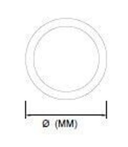Darklight 80 36W 40mm Çap Simit Linear Düz Difüzör DL80 0400 4000K Naturel Beyaz