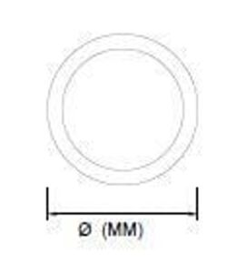 Darklight 80 50W 600 mm Çap Simit Linear Düz Difüzör DL80 0600 3000K Gün Işığı