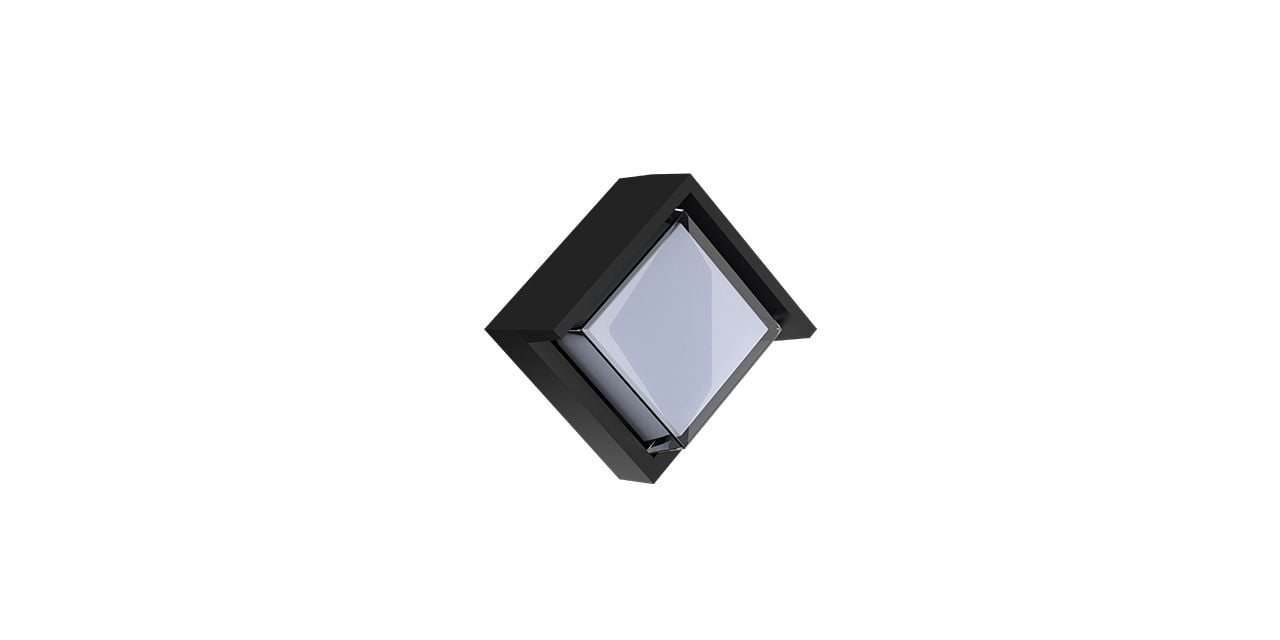 Goya 10W 3000K 100X160X160mm 3000K Gün Işığı Siyah Duvar Apliği GY 6218