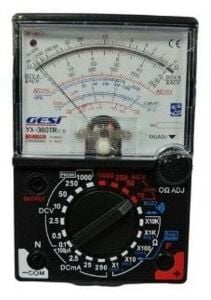 Gesi Analog İbreli Multimetre YX-360TRE-B