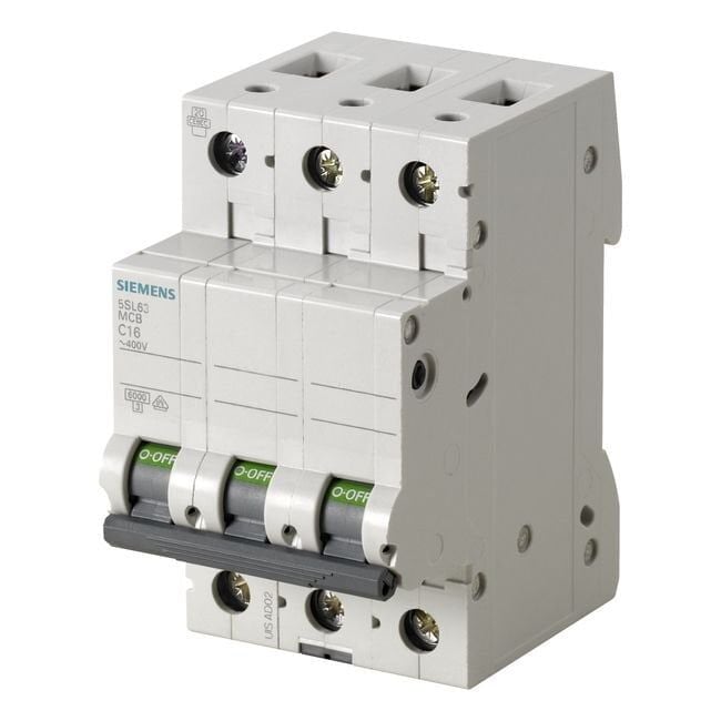 Siemens C3x63A Üç Fazlı Otomatik Sigorta 6kA 5SL6363-7
