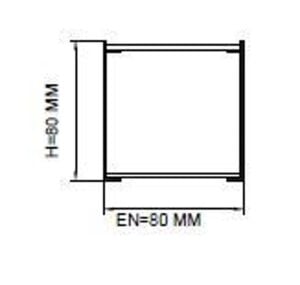 Darklight 80 75W 900 mm Çap Simit Linear Düz Difüzör DL80 0900 3000K Gün Işığı