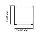 Darklight 80 75W 900 mm Çap Simit Linear Düz Difüzör DL80 0900 4000K Natural Beyaz