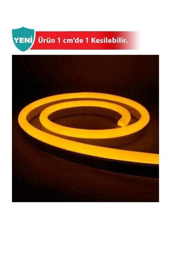 Forlife 12V Amber Renk Neon Led FL-5075  A 5 Metre