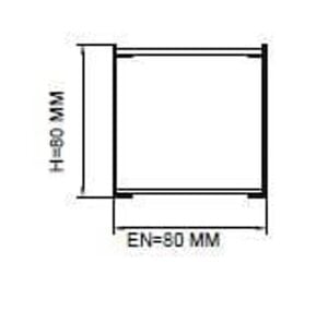 Darklight 80 100W 1200 mm Çap Simit Linear Düz Difüzör DL80 1200 4000K Naturel Beyaz