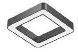 Darklight 80 76W 900x900 mm Radius Köşeli Linear Düz Difüzör DL82 9090 6500K Beyaz Işık