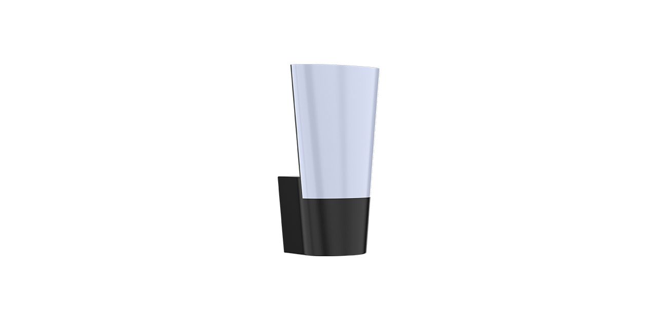 Goya 18W 3000K 130X230x80 mm Sarı Ledli Siyah Duvar Apliği GY 7246