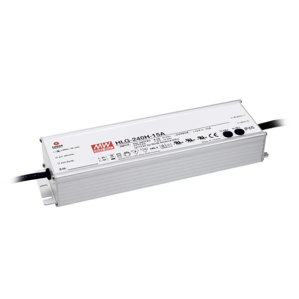 MEANWELL- HLG-240H-15A  Led Sürücü - Güç kaynağı