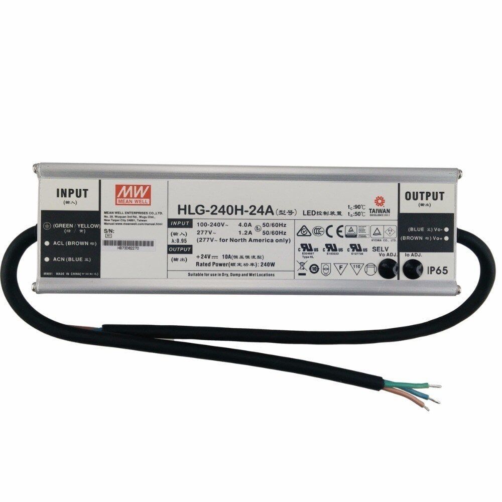 MEANWELL- HLG-240H-24A  Led Sürücü - Güç kaynağı