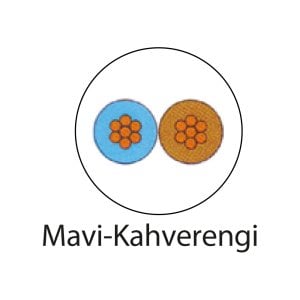 Öznur Kablo 2 x0,75 mm  Beyaz TTR - NYMHY