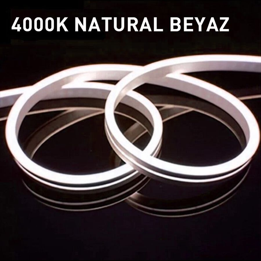 Forlife 24V 4000K Naturel Beyaz Neon Led FL-5079 N 20 Metre
