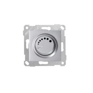 Mutlusan Mek+Tuş RL Işıklı Dimmer 600W Rita Metalik İnox- 2200 440 0282 (Çerçeve Hariç)