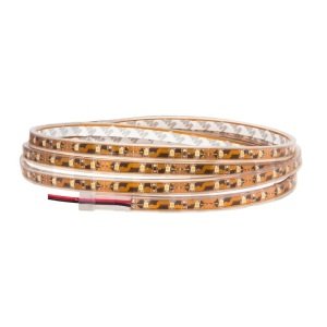Tek Çip 2835 SMD Dış Mekan 12 VDC Şerit Led - 5 Mt. Sıcak Beyaz Işık FSHI.1048.3068.6012