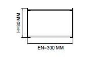 Darklight 91 150W 1500mm Radius Köşeli Linear Düz Difüzör DL91 30150 3000K Gün Işığı