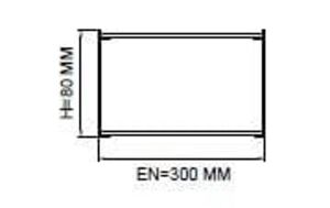 Darklight 91 150W 1500mm Radius Köşeli Linear Düz Difüzör DL91 30150 4000K Naturel Beyaz