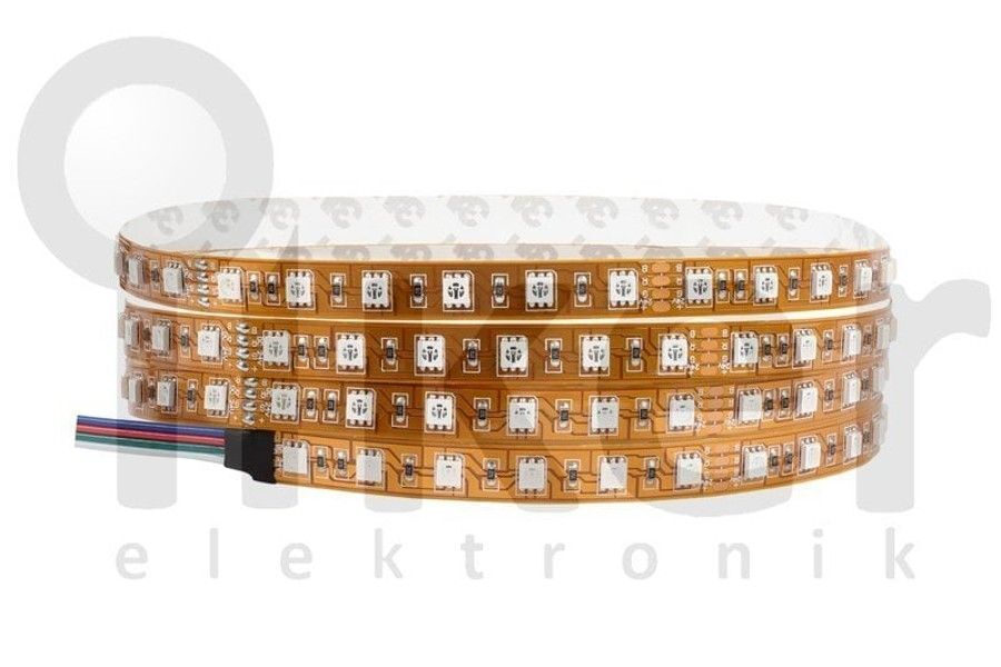 RGB Şerit Led 12 VDC İç Mekan - 5 Mt. Beyaz Işık FSHI.5050.X020.3012