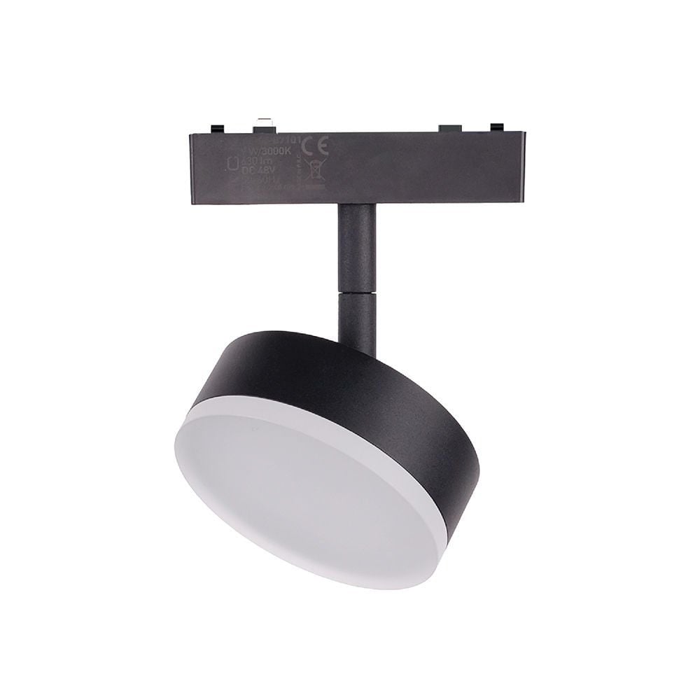 ACK 48V 9W SLIM MAGNET RAY ARMATÜRÜ DİFÜZÖRLÜ YUVARLAK 9,5CM 3000K IP20 AD45-07101