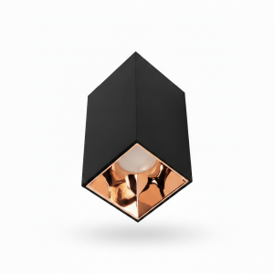 ACK Siyah Kasa - Rose Sıva Üstü Dekoratif Armatür AH12-07571