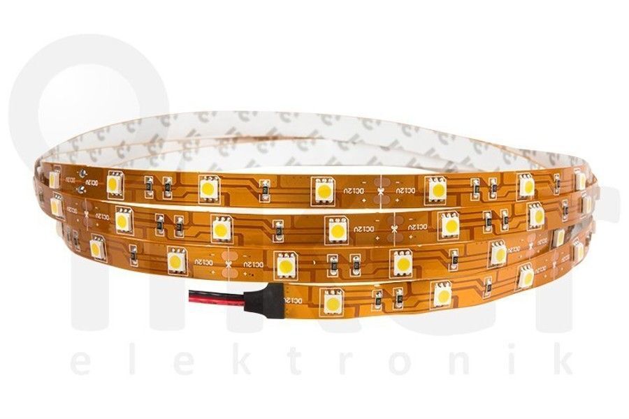 RGB Şerit Led 24 VDC Dış Mekan - 5 Mt. Beyaz Işık FSHI.5050.X068.6024