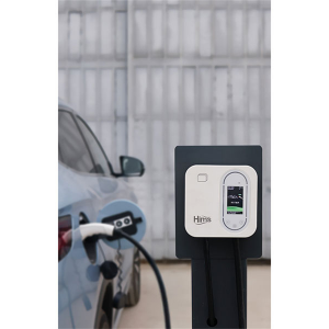 Hims HCDKB-22 22kw Destekli 5m Kablolu Smart Beyaz Elektrikli Araç Şarj İstasyonu
