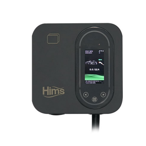 Hims HCDKS-22 Siyah 22kW 5m Kablolu Smart Elektrikli Araç Şarj İstasyonu