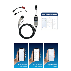 Hims HCTK-22-G 22kW Tip 2 Taşınabilir Mobil Elektrikli Araç Şarj İstasyonu