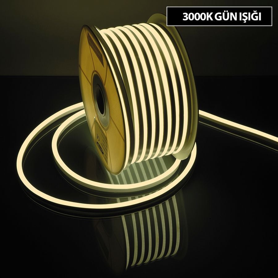 Jupiter 3000K Gün ışığı 220 V İç/Dış Mekan Neon Şerit LED LE220 S