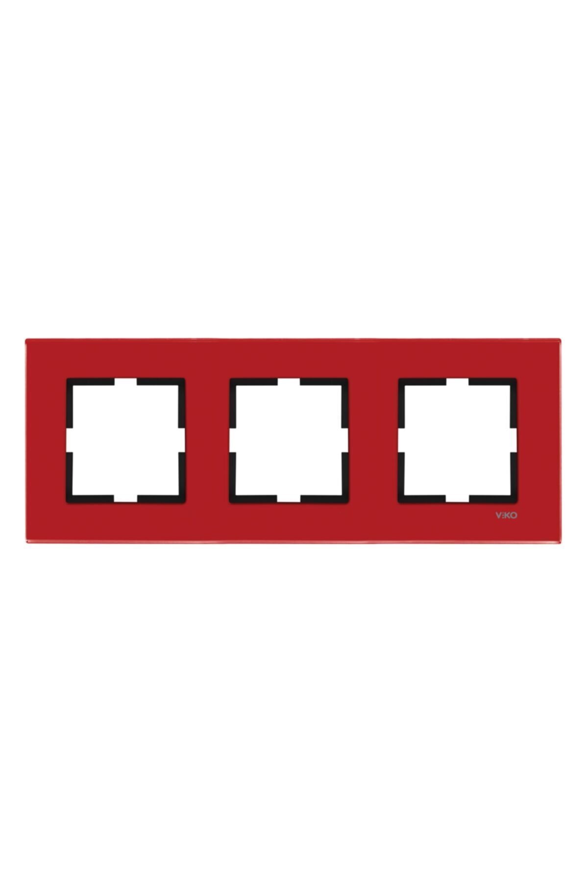 Viko Artline Novella Cam Çerçeve Bordo - 3lü